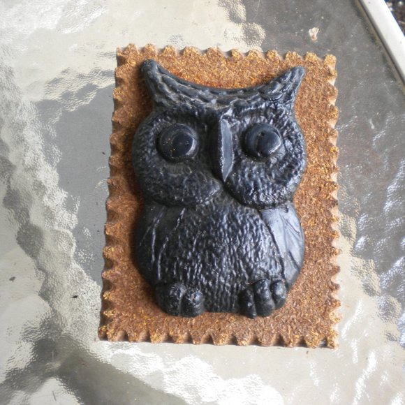 Vintage Other - Vintage MCM Cast Iron Owl Wall Décor